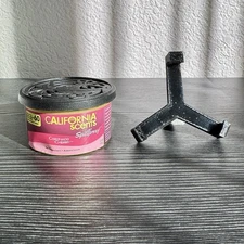 California Scents Little Trees Black Ice Car Air Freshener Vent Clip Holder