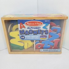 Melissa  Doug ALPHABET MAGNETS, Set Of 52 Upper  Lower New Sealed