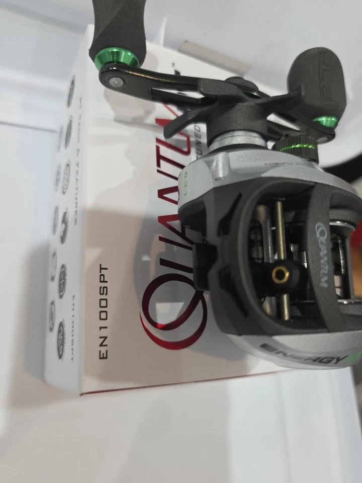 QUANTUM PT 能源 S3 条纹,FLUKE 6.3:1 右手低档鱼饵轮 — 第 4/4 张图片