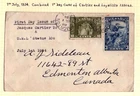 Canada SG332 and 333 on first day cover 07/01/1934