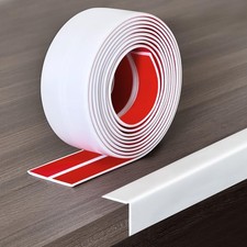 Wall Corner Protector, Peel and Stick Wall Corner Trim, Flexible Silicone Mol...