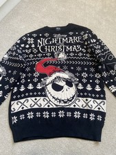 Primark men’s Jack Skellington/Nightmare Before Christmas black Christmas jumper