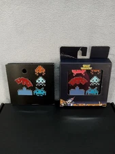 SPACE INVADERS - Official Enamel (6) Pin Set by Numskull - Collector Set *READ*