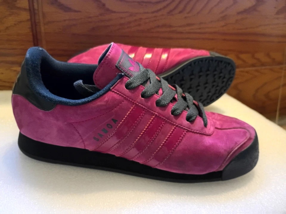 粉红色阿迪达斯萨摩亚 Originals 运动鞋 女式 8 1/2 尺码 US 8.5 — 第 2/4 张图片