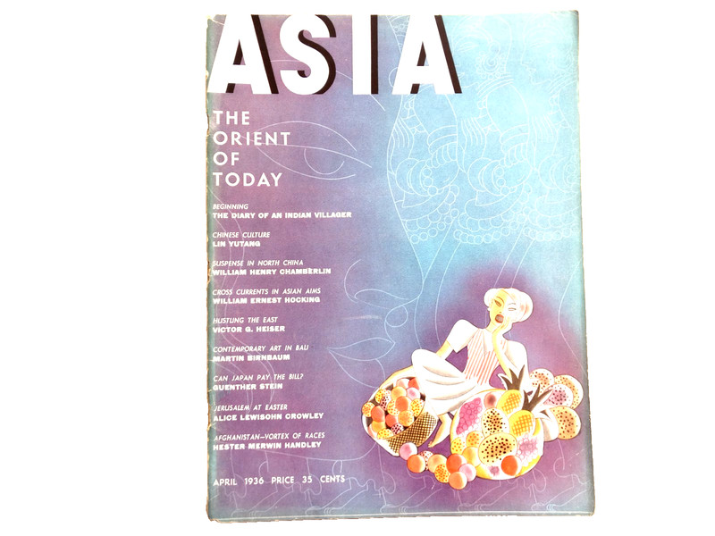 ASIA – April 1936 – The Orient of Today