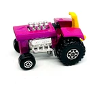Matchbox Lesney Superfast 26 Mod Tractor, purple, rare unpainted base, mint!