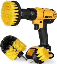 3 Pack Auto Detailing Drill Brush Set, Car & Wheel Cleaning Power Scrubber Kit