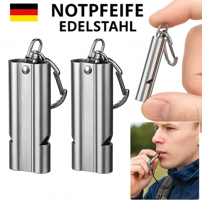 Notpfeife Signalpfeife Laut 2 Stück Trillerpfeife Laut Notfall 150Db Schiedsric