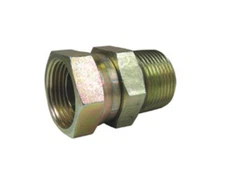 Wilson 16M-16UFS 1" FNPT x 1" MNPT Brass Swivel Adapter Propane Natural Gas