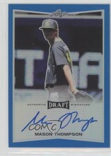 2016 Leaf Metal Draft Blue Prismatic 4/25 Mason Thompson #BA-MT2 Auto x0u