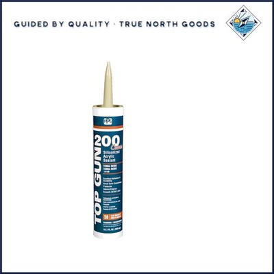 10oz Silicone Acrylic Caulk for Maximum Adhesion and Paintability in Terra Beige