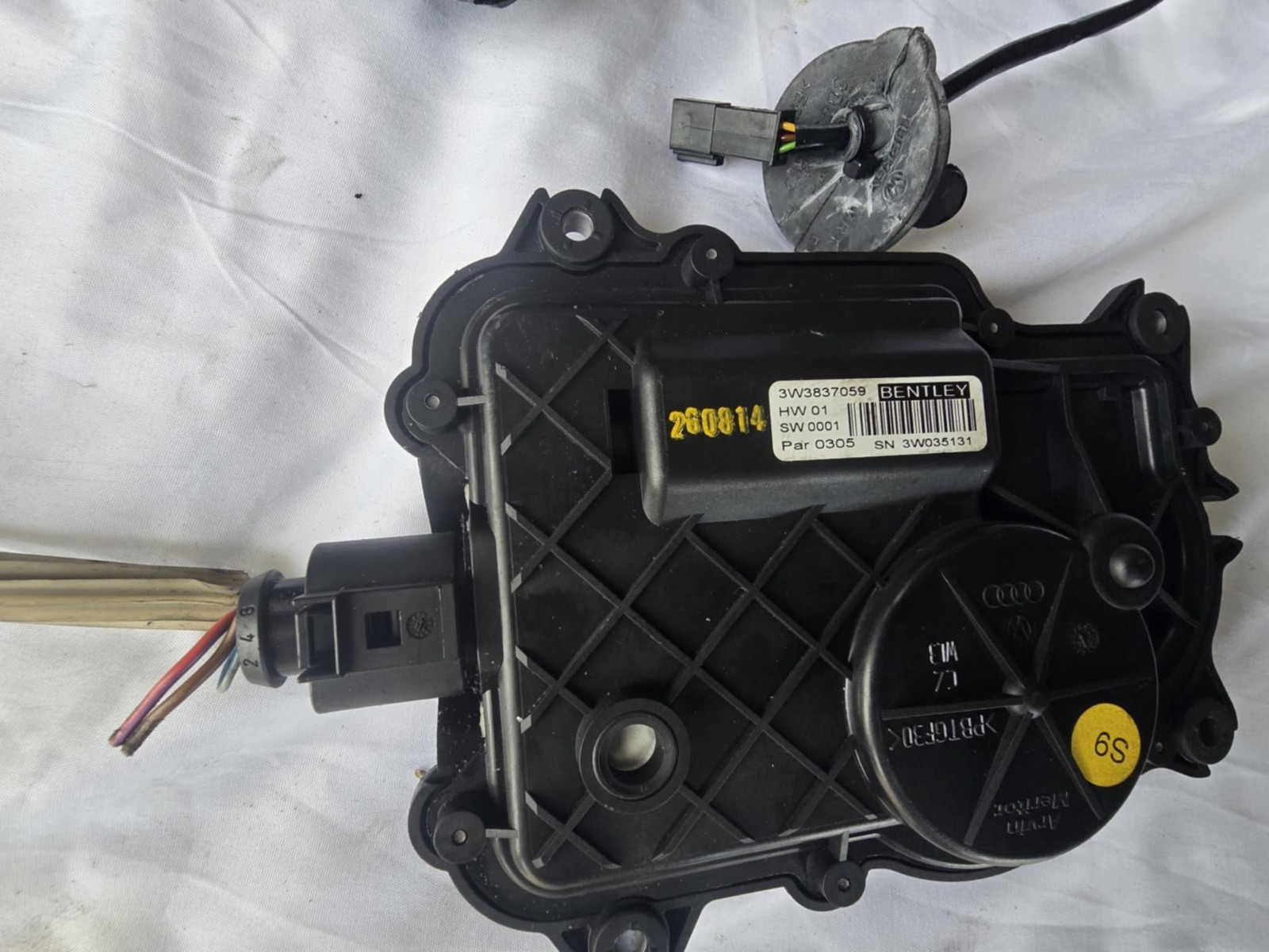 2015 BENTLEY GT DOOR LOCK LATCH FRONT LEFT DRIVER OEM 3W3837059