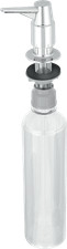 McAlpine Soap Dispenser for Sink:½ litre bottle with Chrome Plated Plastic Top