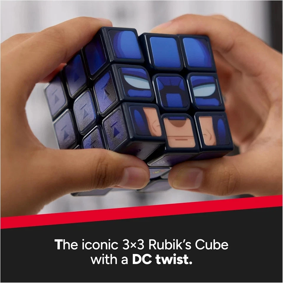 Rubik’s Cube, Batman & Joker Cubers, Exclusive 2-Pack, DC Comics Collectible Fid - Image 3 of 4