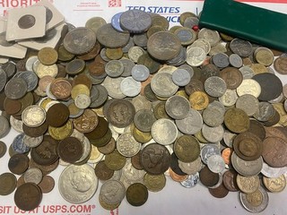 400pcs Old Mixed World Foreign Coins Collection Lot