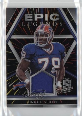 2024 Spectra Epic Legends Materials Hyper Prizm 33/75 Bruce Smith HOF 1c3k