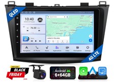 For Mazda 3 2010-2013 Android 13 6 64 Car Stereo Radio GPS CarPlay Bluetooth DSP