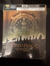 Lord Of The Rings: Fellowship Of The Ring (4K Ultra HD + Digital, STEELBOOK) NEW
