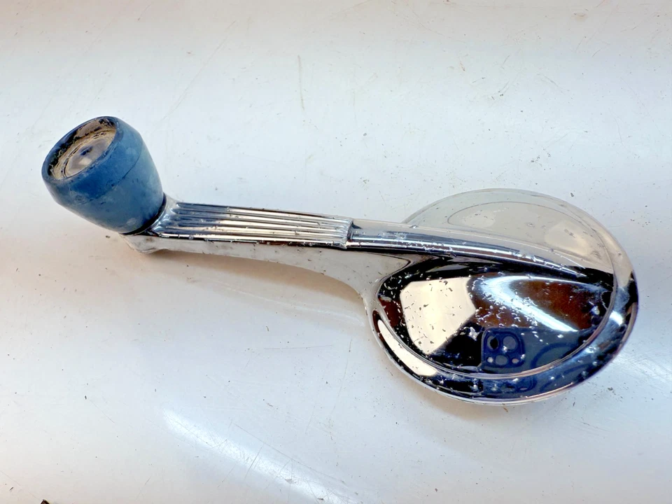 Manija de manivela de ventana de puerta Bel Air Impala 1949-1962 Chevy Corvette Bel Air OEM B79-8 Foto 2 de 4