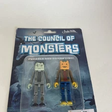 Cube Council of Monsters Series one pack Frank & Jack poseable figures New