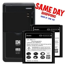 High Capacity Battery or Universal Charger Fits Samsung NX Mini EV-NX3300 NX3300