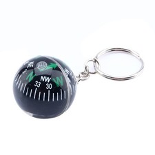 Llavero bola brújula respuesta rápida camping viaje mini supervivencia