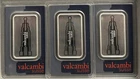 Lot of 3 × 1 oz Valcambi Suisse .999 Fine Silver Bars, Swiss Made, In Assay.