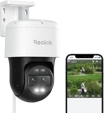 Reolink TrackMix PoE 4K PTZ Security Camera Dual-Lens Auto 6X Hybrid Tracking