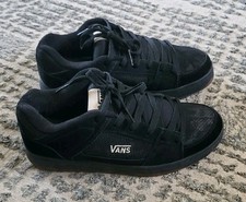 Vintage y2k Vans Adder Black Suede Chunky Skateboarding Shoes Mens 10.5 Outwear