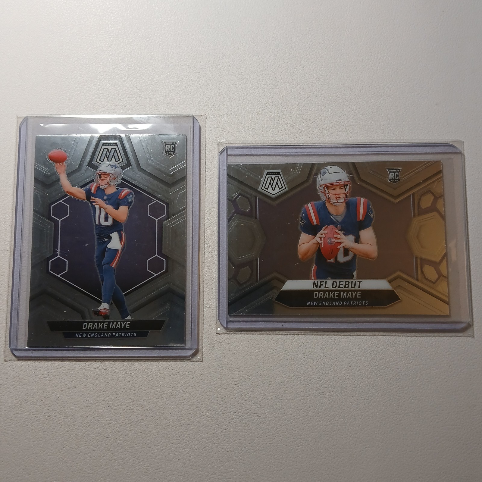 Drake Maye RC & Rookie Debut - 2024 Panini Mosaic - #303 