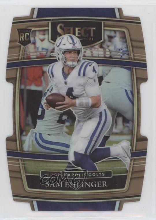 2021 Panini Select Concourse Copper Prizm Die-Cut 80/199 Sam Ehlinger #98 03rx