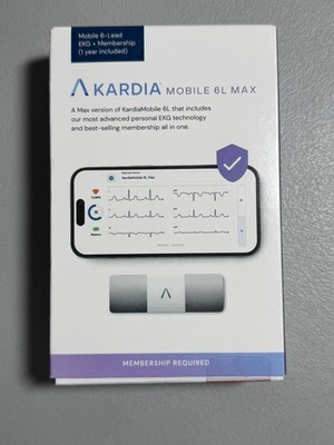 NEW Sealed AliveCor  A KardiaMobile 6L Max Personal EKG Heart Monitor