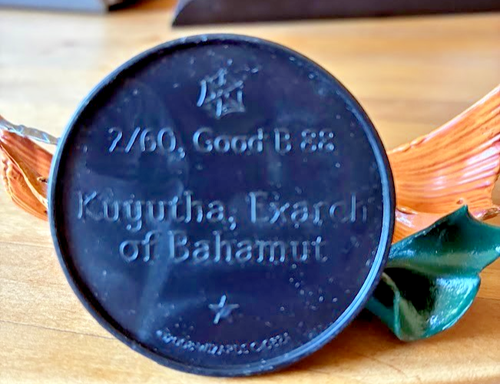 D&D Miniatures DemonWeb Kuyutha Exrch of Bahamut Wizard #02/60 Stat Card 2008 - Bild 5 von 7