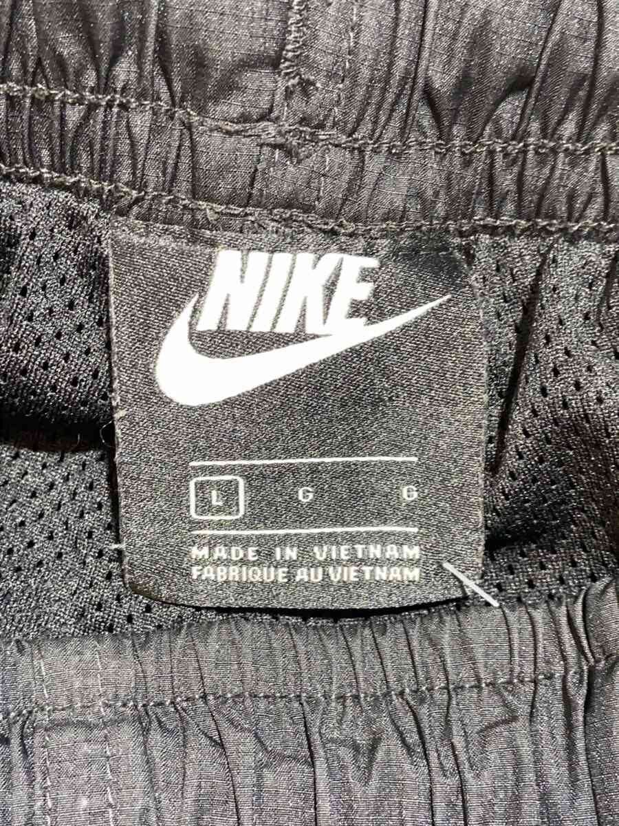NIKE Bottoms, Large, Polyester, Black, Solid Colo… - image 4