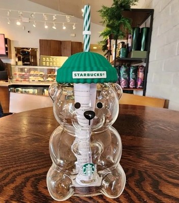 New US 2026 Starbucks Barista Bear Cup Limited Edition Glass 503 ml SHIPS  FAST | eBay