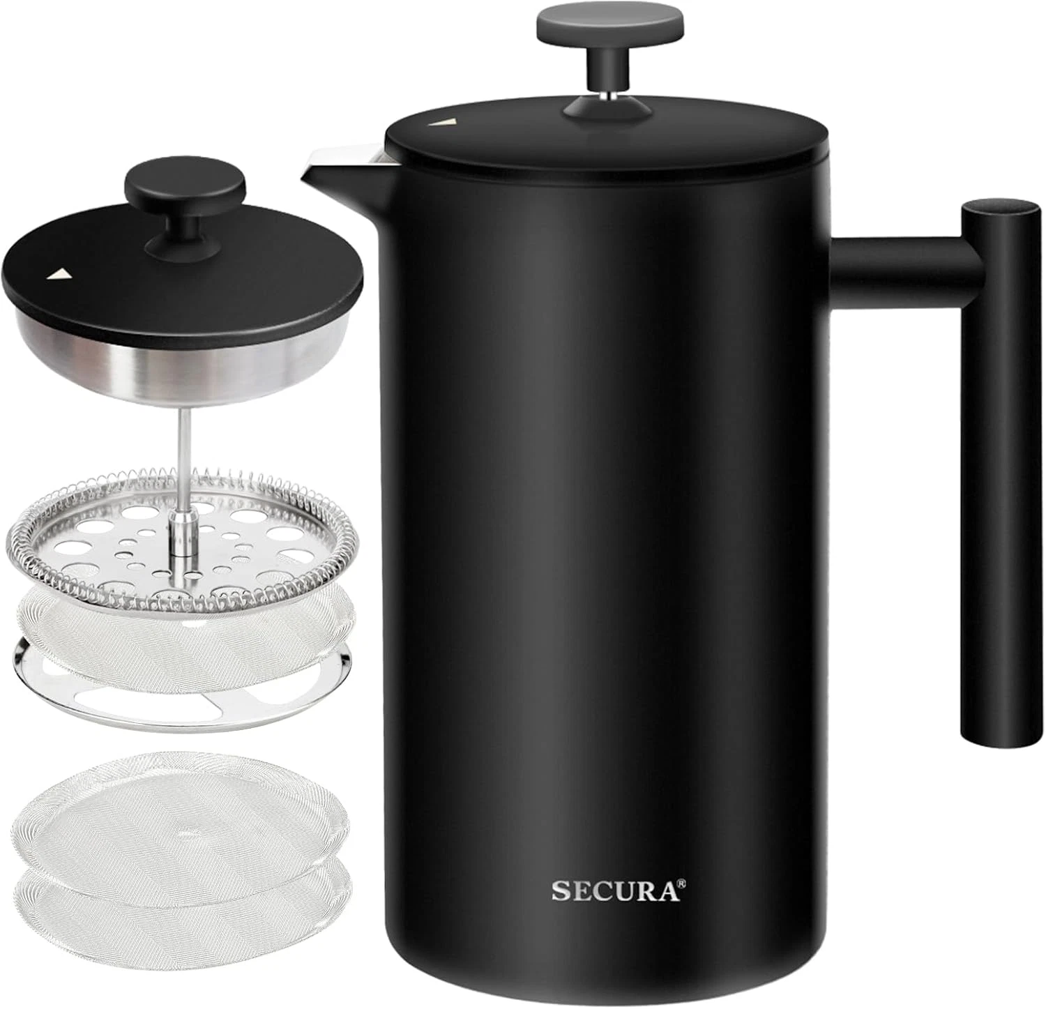 French Press Coffee Maker, 304 Grade Stainless Steel Insulated Coffee Press with
Opens in a new wind