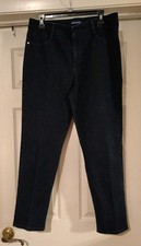 Bandolino Amy Size 14 Stretchy Blue Jeans Inseam 28.5"