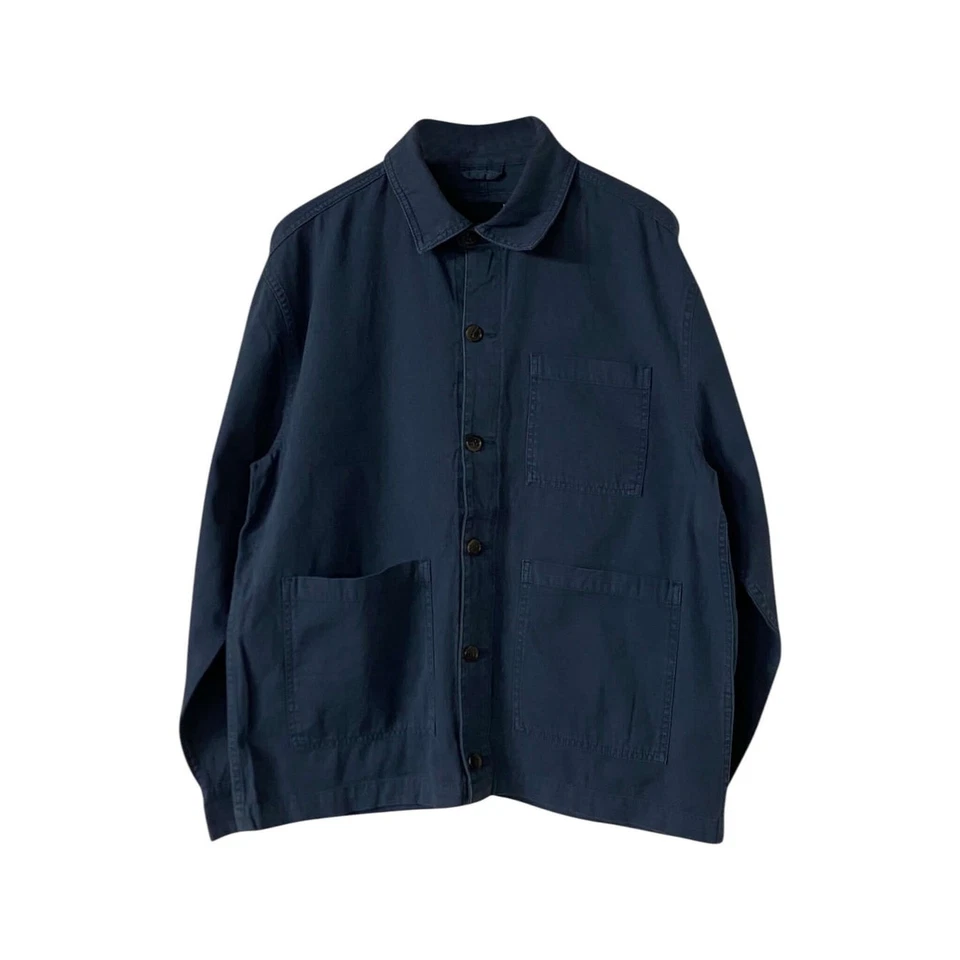 Veste Worker Tommy Hilfiger Homme en Coton – Surchemise Workwear Casual Bleu / K - Photo 2/4