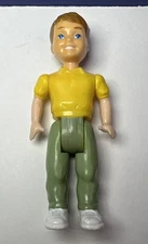 Playskool Dollhouse BOY BROTHER SON Doll Yellow Shirt Loving Family 3” Figure
