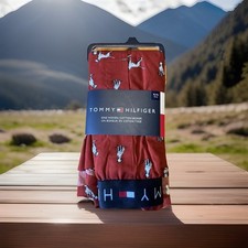 Tommy Hilfiger Men's One Woven Cotton Boxer Size XL DALMATIANS