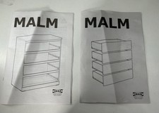 Quattro Cassetti Ikea Bianco, Manuali Istruzioni MALM X2 Ottime Condizioni