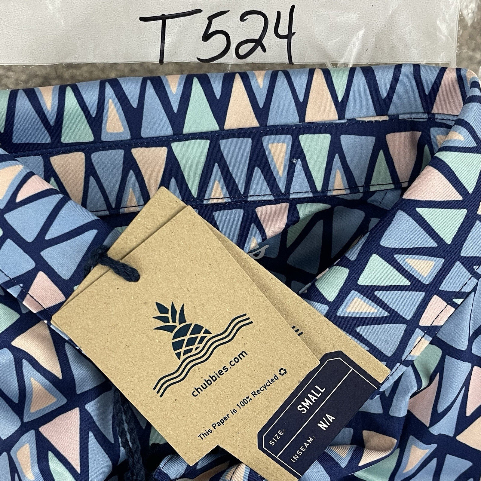 Chubbies Polo Shirt Mens Small Performance The Triangu-Later 2.0 Golf NWT T524