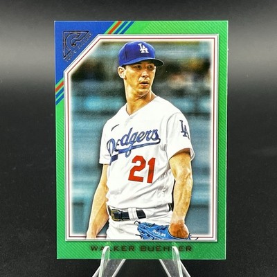Walker Buehler 2022 Topps Gallery Green Parallel /125 Los Angeles Dodgers #106