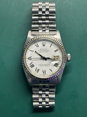 Rolex Datejust 16014 Buckley Dial Quickset Circa 1980 Unpolished
