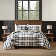 - Twin Duvet Cover Set, Reversible Bedding with Matching Sham, Plaid Bedding ...