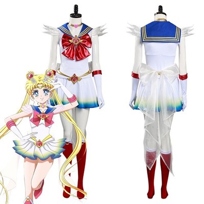 Sailor Moon Eternal Tsukino Usagi Cosplay Costume Halloween party Dress Outfits