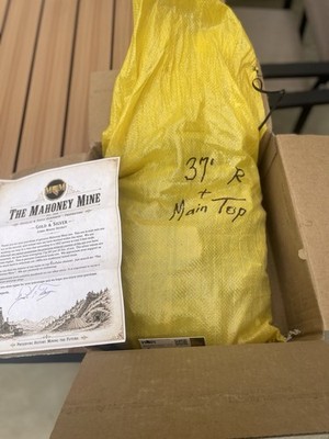 NEW ITEM 1 LB RAW HIGHLY MINERALIZED GOLD ORE  FAMOUS MAHONEY MINE  NEVADA