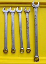 5 Williams Superrench 12 Point Combo Open End Wrenches 4 78 1 1 116