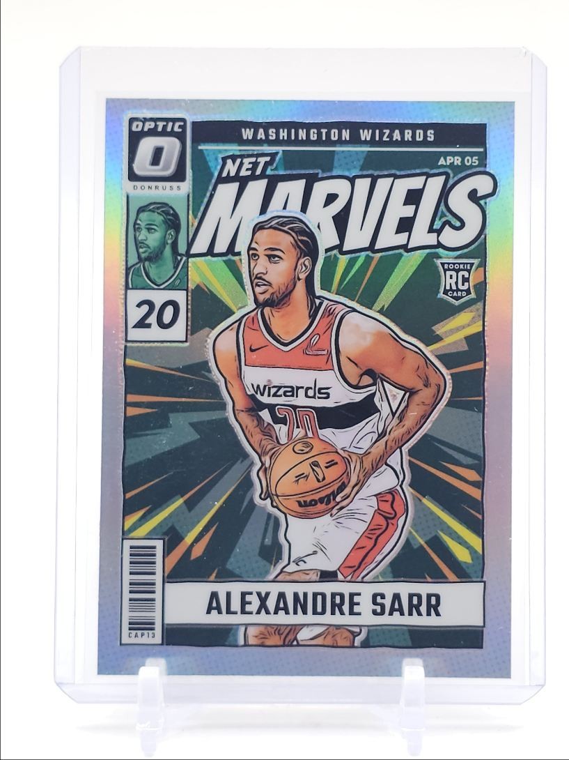 ALEXANDRE SARR 2024-25 DONRUSS OPTIC NET MARVELS ROOKIE HOLO PRIZM RC Q5908