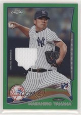 2020 Topps Chrome Retro Rookie Relics Green Refractor 77/99 Masahiro Tanaka 4l3